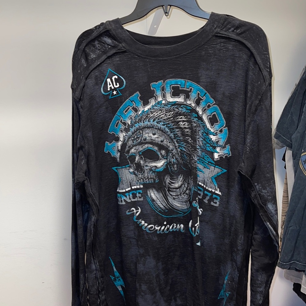 long sleeve affliction shirt